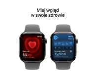 APPLE Watch Series 11 GPS + Cellular 42mm Tytanowa koperta (naturalna) + sportowa opaska (górska szarość)- rozmiar M/L - 1362420 - zdjęcie 5